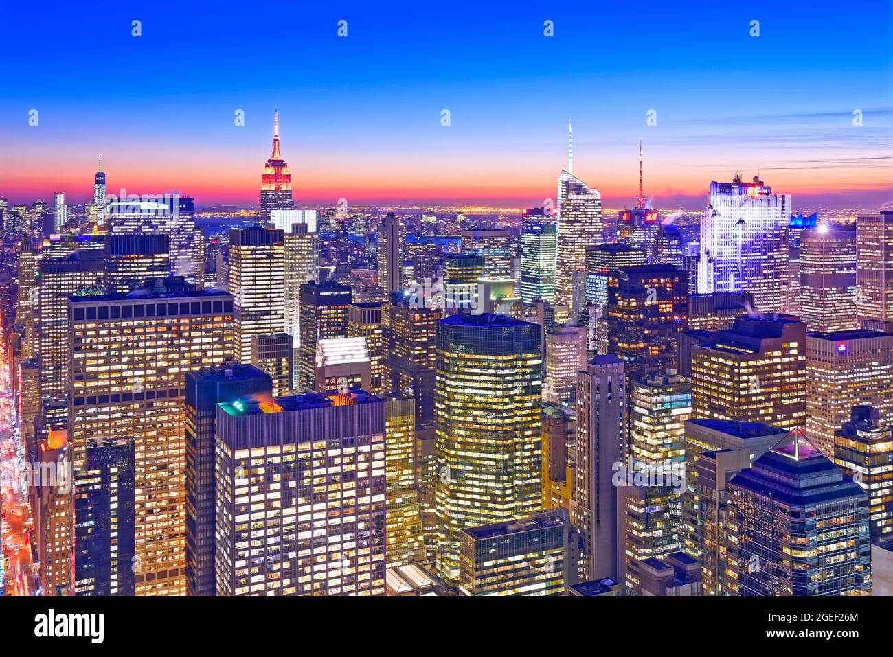 Midtown Manhattan New York City Stock Photo Alamy