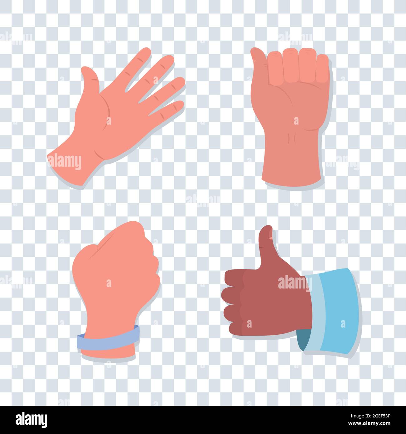 human hands icon set design Stock Vector Image & Art - Alamy