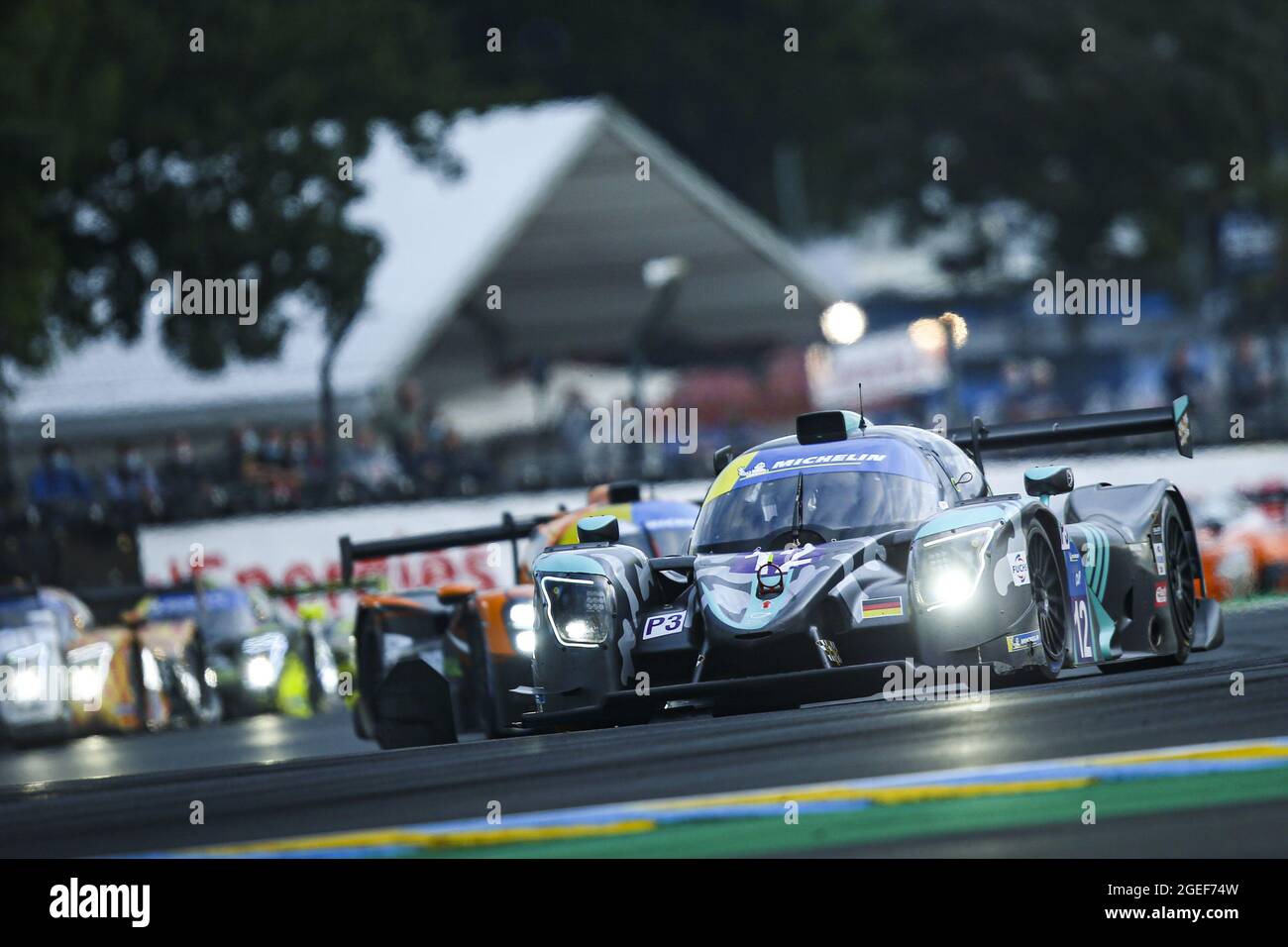 Le Mans, France. 19th Aug, 2021. 12 Rosenberg Mais (deu), Munding Donar (deu), Black Falcon, Nielsen Racing, Ligier JS P320 - Nissan, action during the 2021 Road to Le Mans, 4th round of the 2021 Michelin Le Mans Cup on the Circuit des 24 Heures du Mans, from August 18 to 21, 2021 in Le Mans, France - Photo Joao Filipe/DPPI Credit: Independent Photo Agency/Alamy Live News Stock Photo