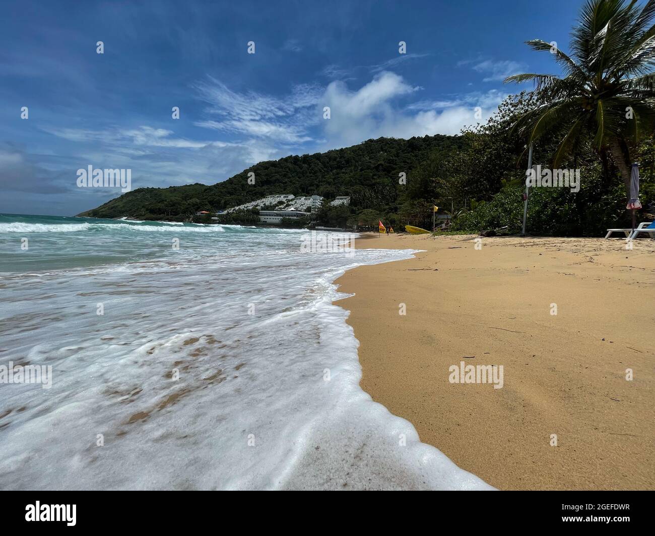 Naiharn Beach in Phuket Thailand Stock Photo