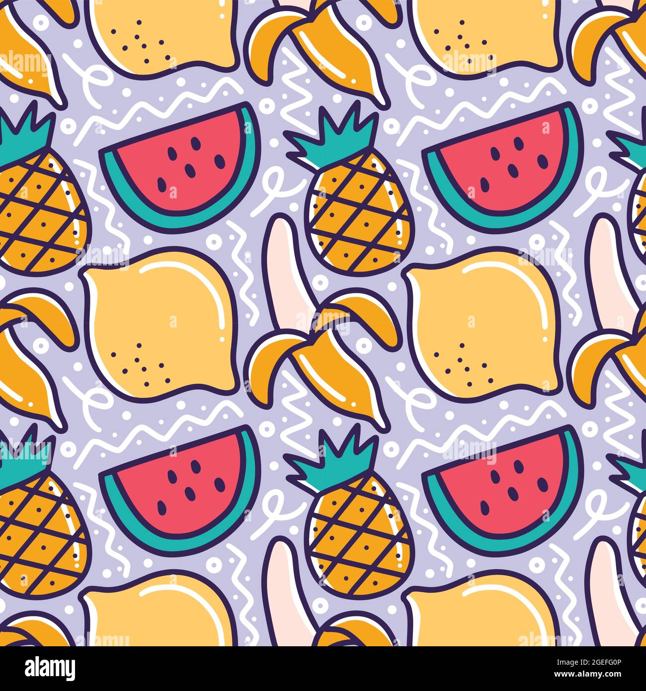 colorful-fruits-stock-vector-images-alamy