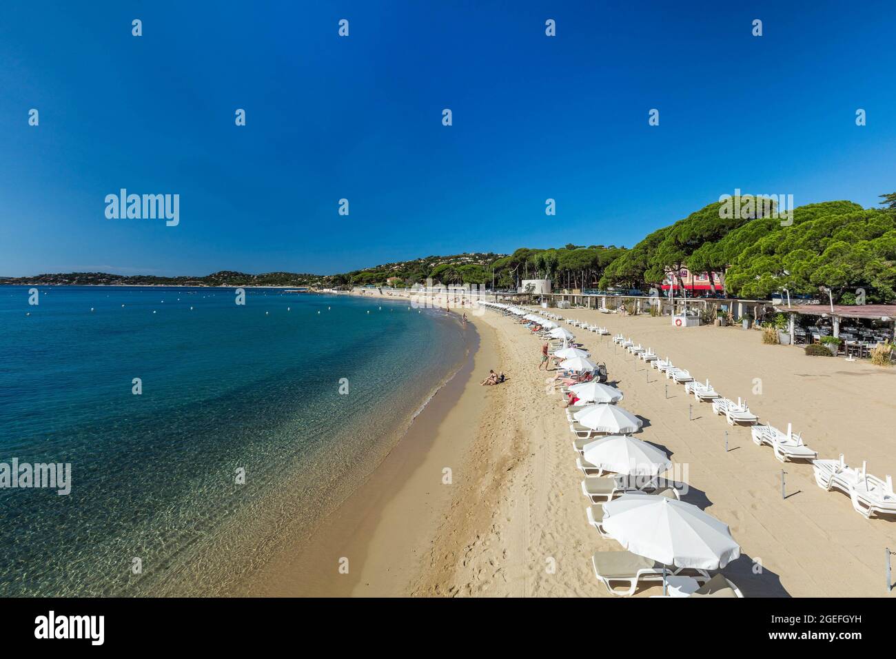 FRANCE, VAR (83) SAINTEMAXIME, BEACH Stock Photo Alamy
