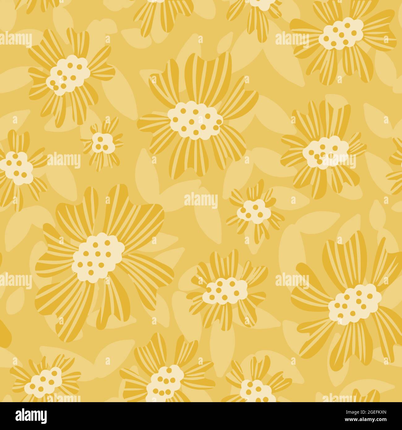 Mustard yellow flowers Stock Vector Images Alamy