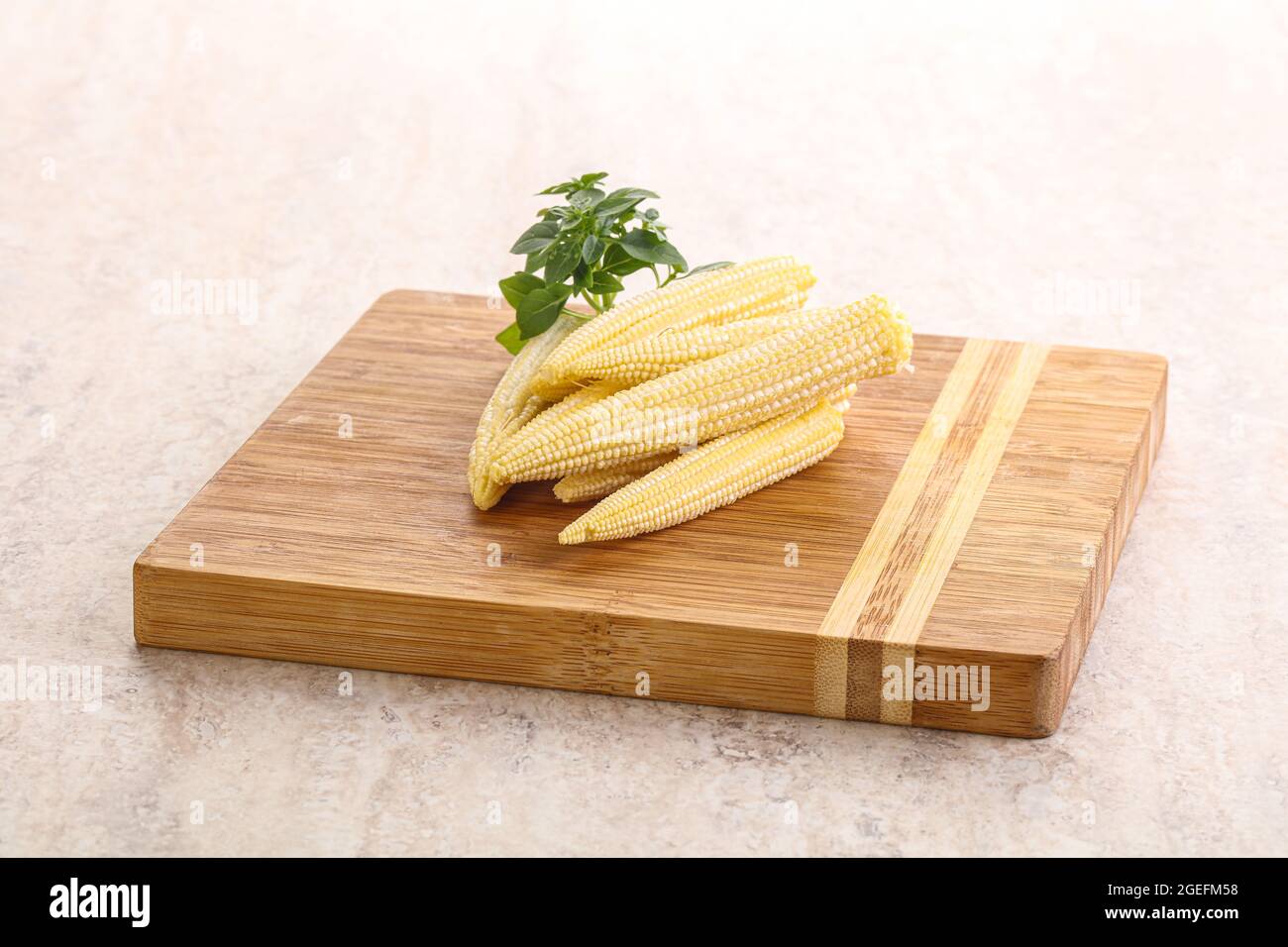 Vegan food raw baby corn for cooking Stock Photo Alamy