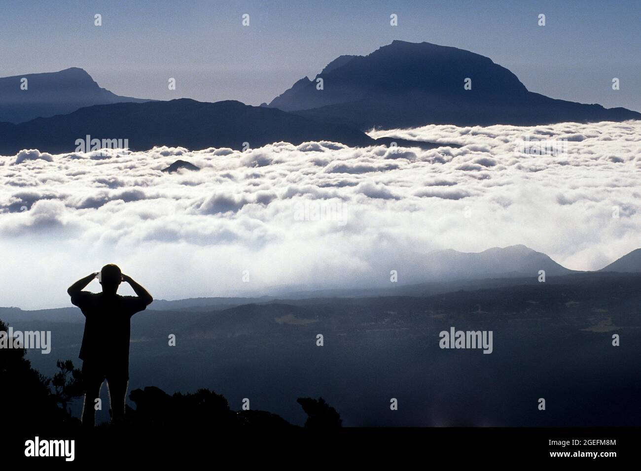 FRANCE. REUNION ISLAND. THE PITON DES NEIGES (3070 METRES Stock Photo