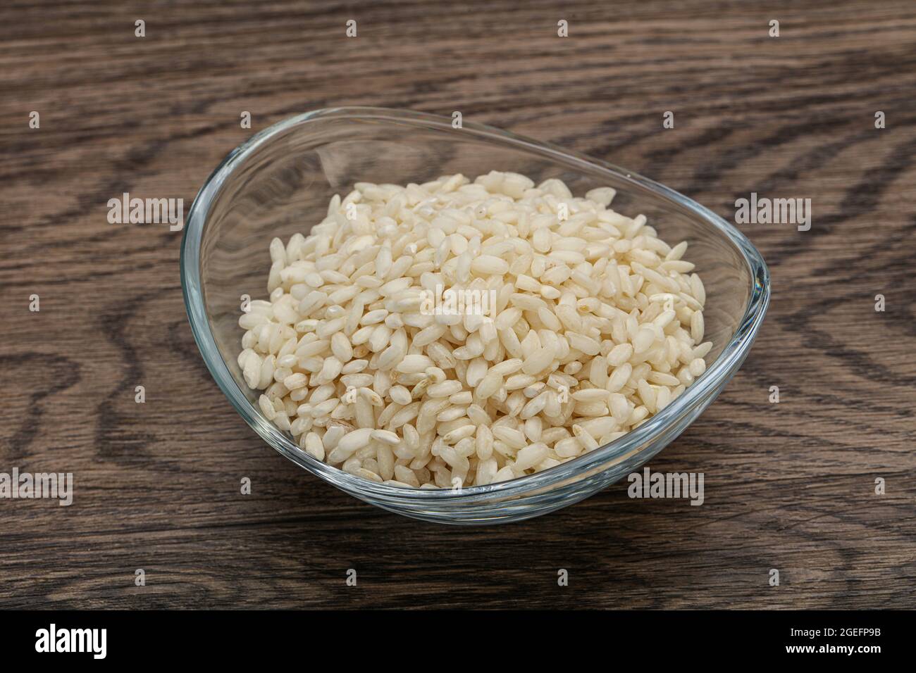 Raw Italian arborio rice for Risotto Stock Photo Alamy