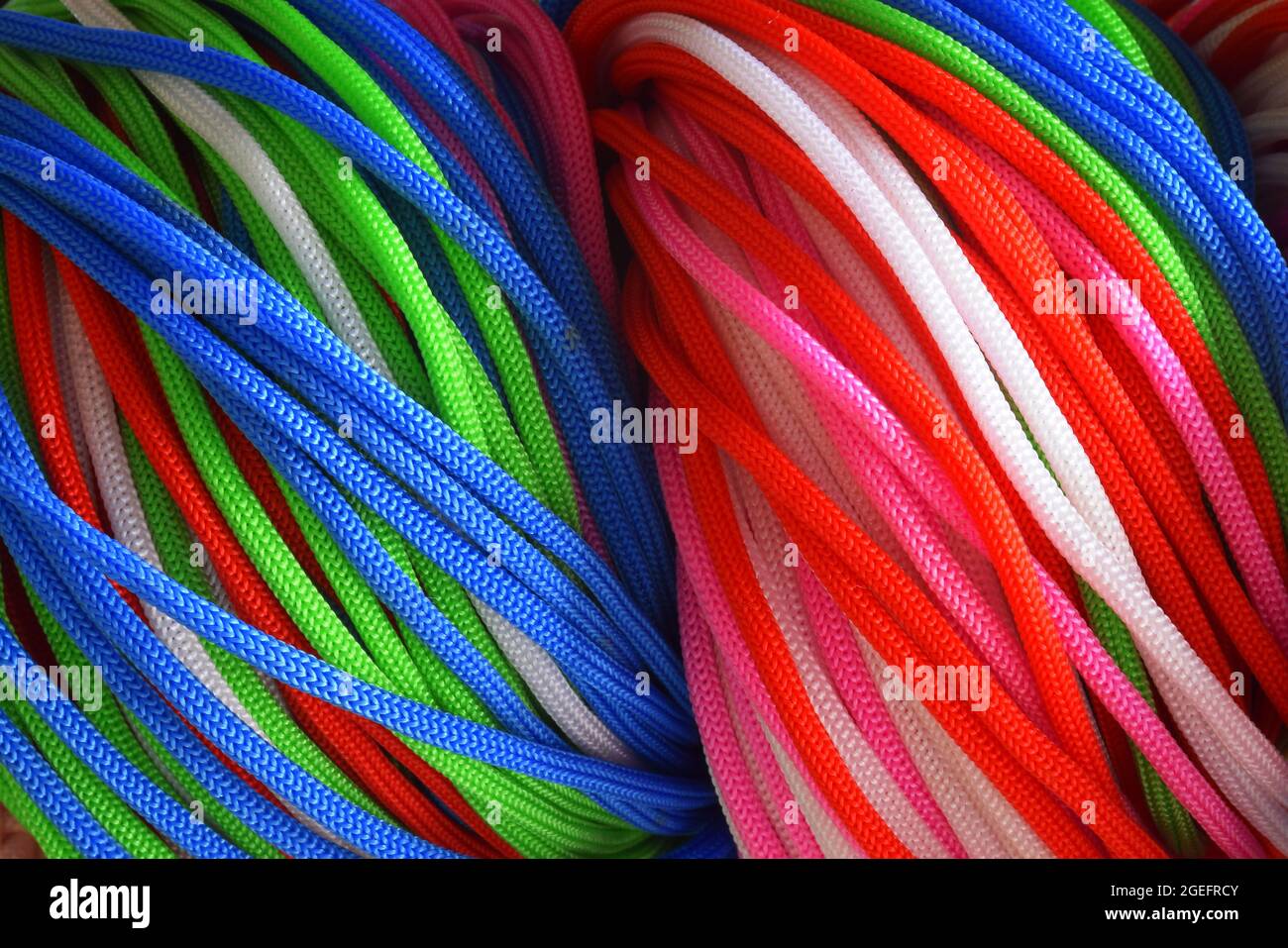 Many multi colored threads of a wool for design background. Texture of ...