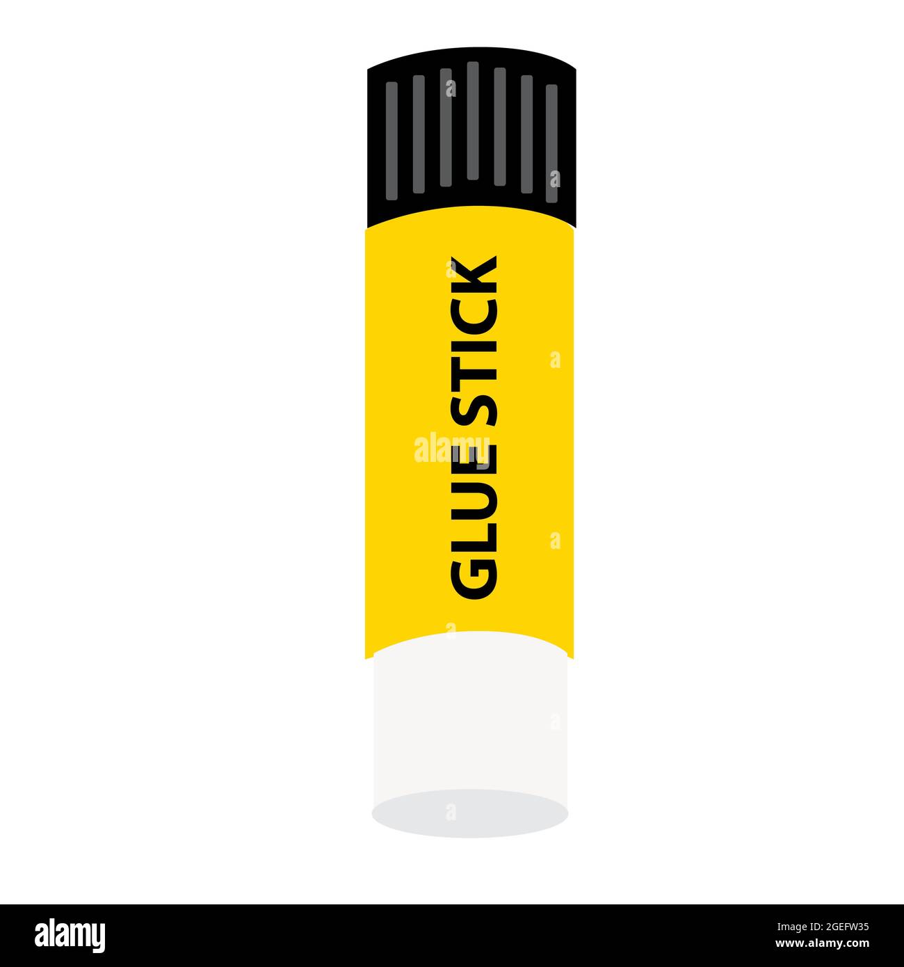 Vector Illustration Of Glue And Glue Stick Isolated On White Stock