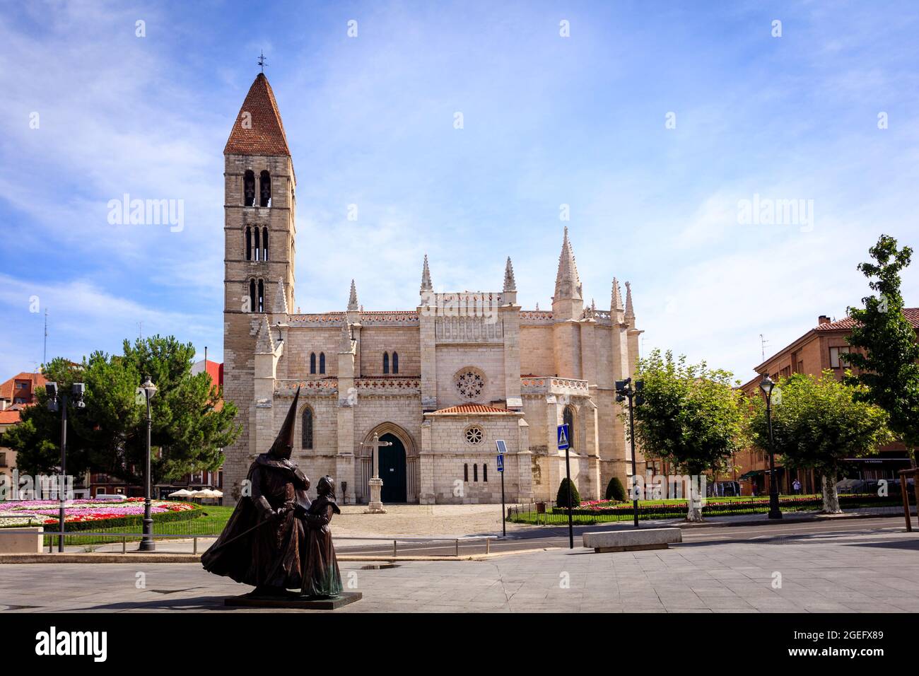 Catholic church Santa Maria de la Antigua. Valladolid Stock Photo