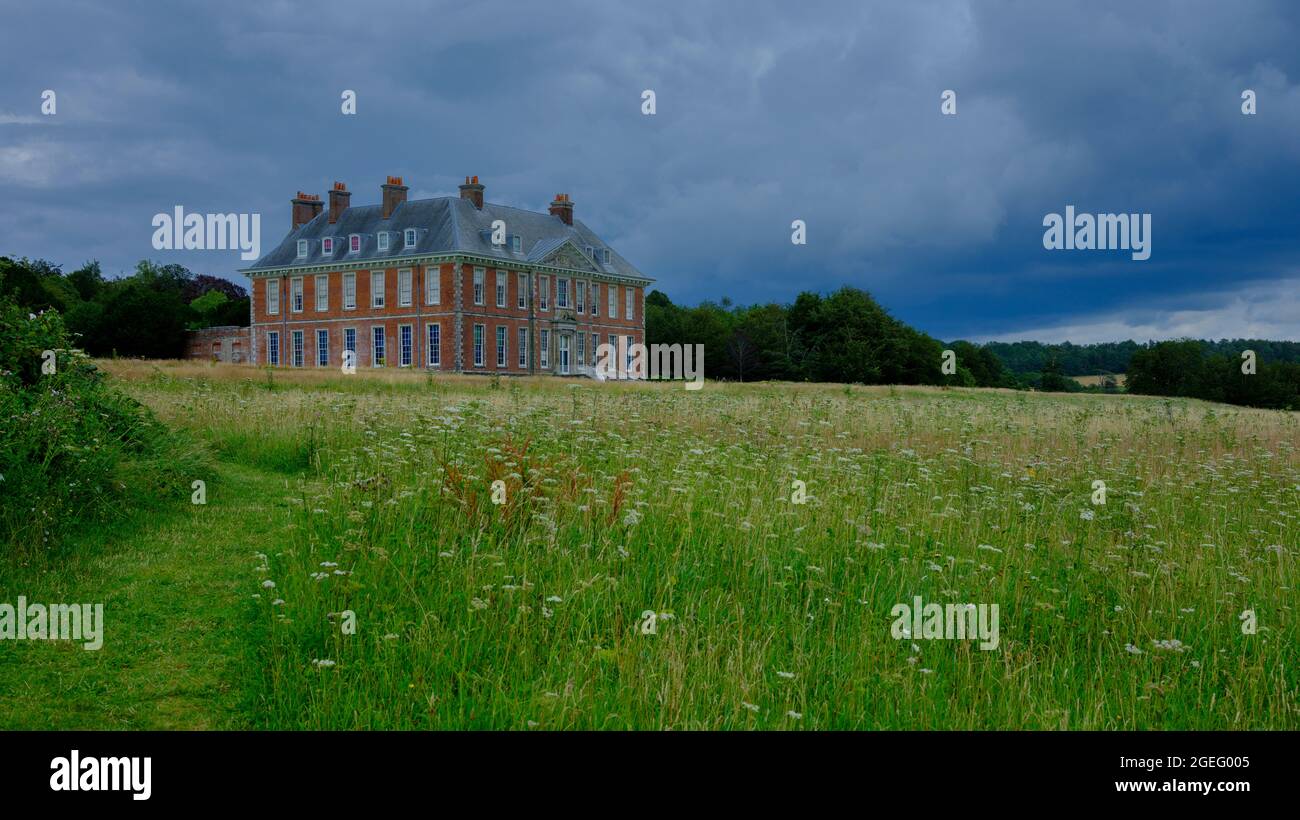 Uppark, UK July 31, 2021 Views of Uppark House in the South Downs