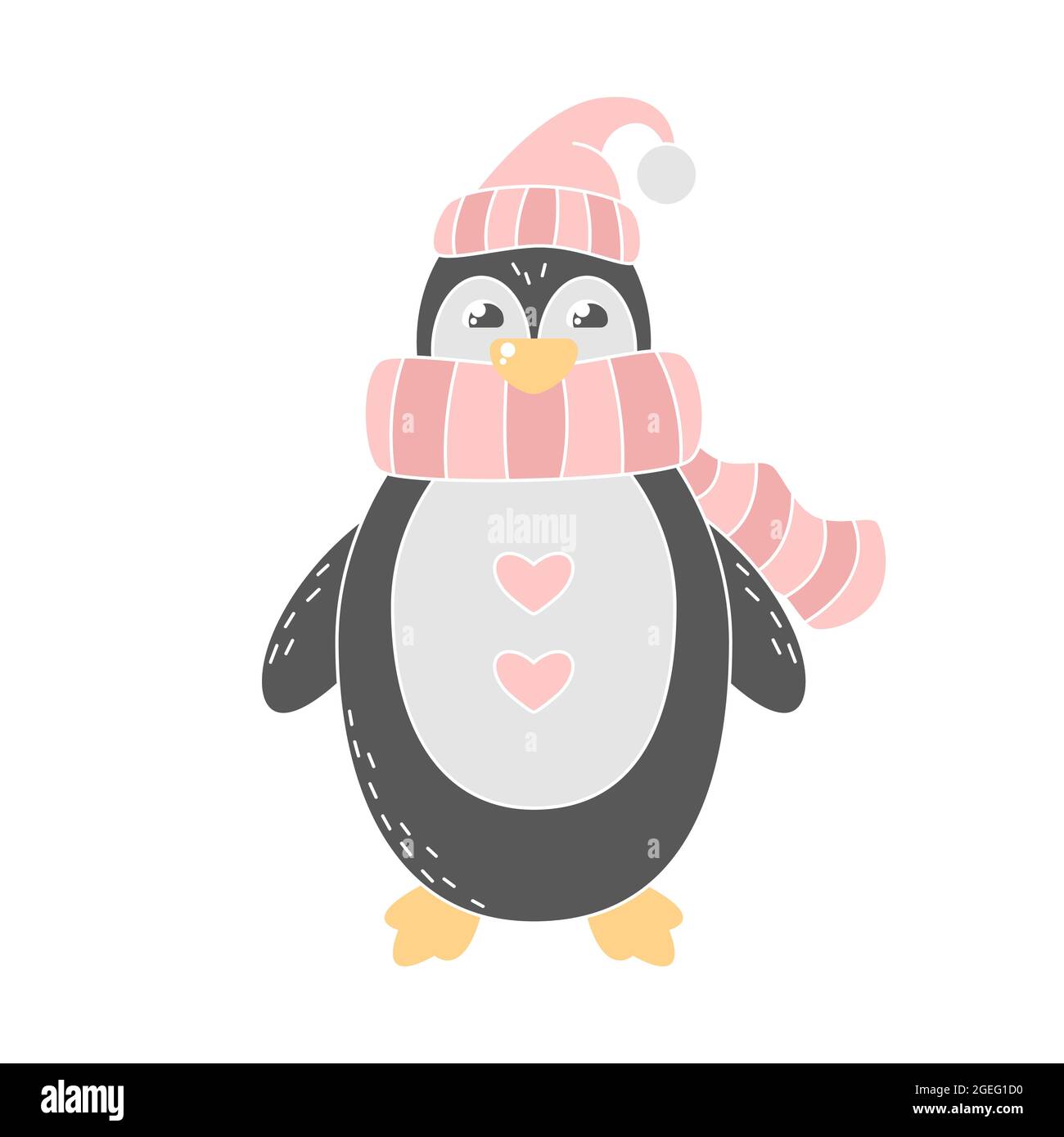 Cute cartoon penguin in winter hat and scarf. Cool print for Christmas and New Year greeting card. Funny pastel flat illustration for nursery poster Stock Vector Image & Art - Alamy Cute cartoon penguin in winter hat and scarf. Cool print for Christmas and New Year greeting card. Funny pastel flat illustration for nursery poster Stock Vector Image & Art - Alamy