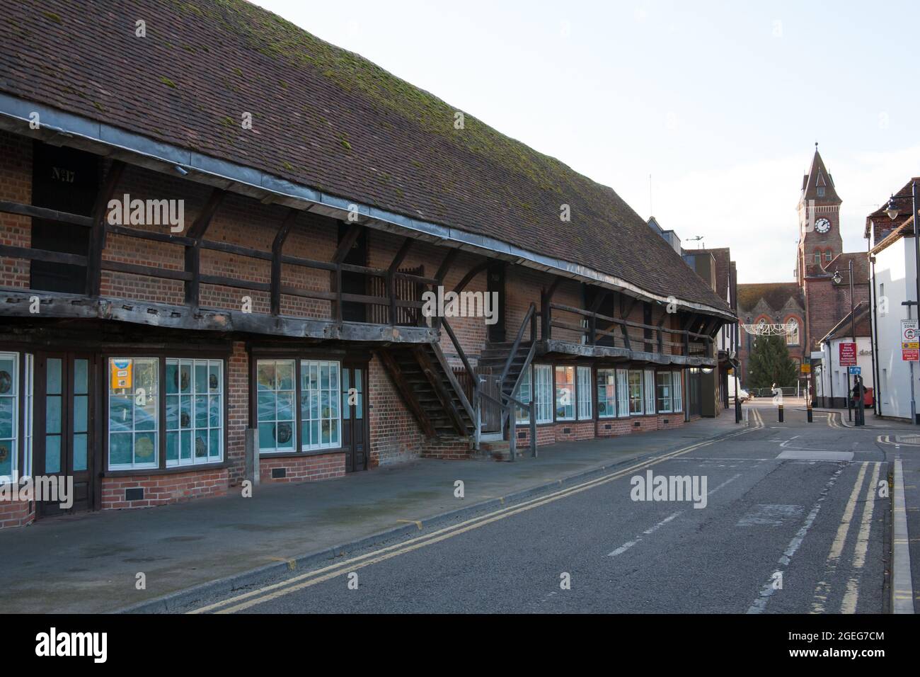 An historic building used for The West Berkshire Museum in Newbury in the UK, taken 19th November 2020 Stock Photo