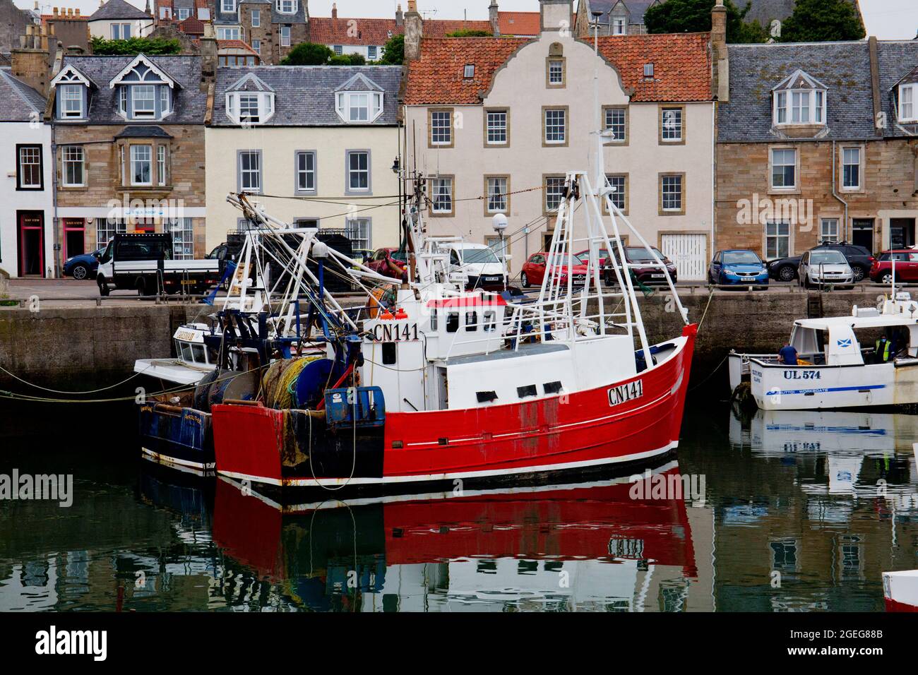 Pittenweem harbour area, Fife, Scotland Stock Photo