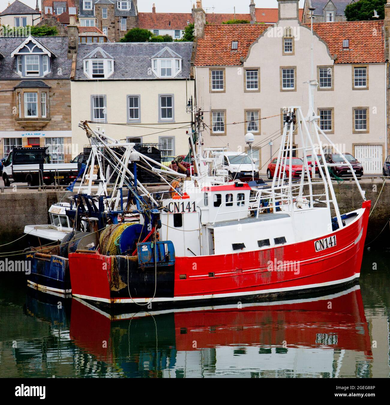 Pittenweem harbour area, Fife, Scotland Stock Photo