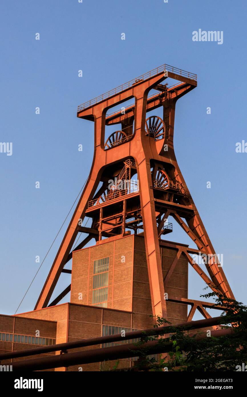 Shaft 12 winding tower at Zeche Zollverein Coal Mine