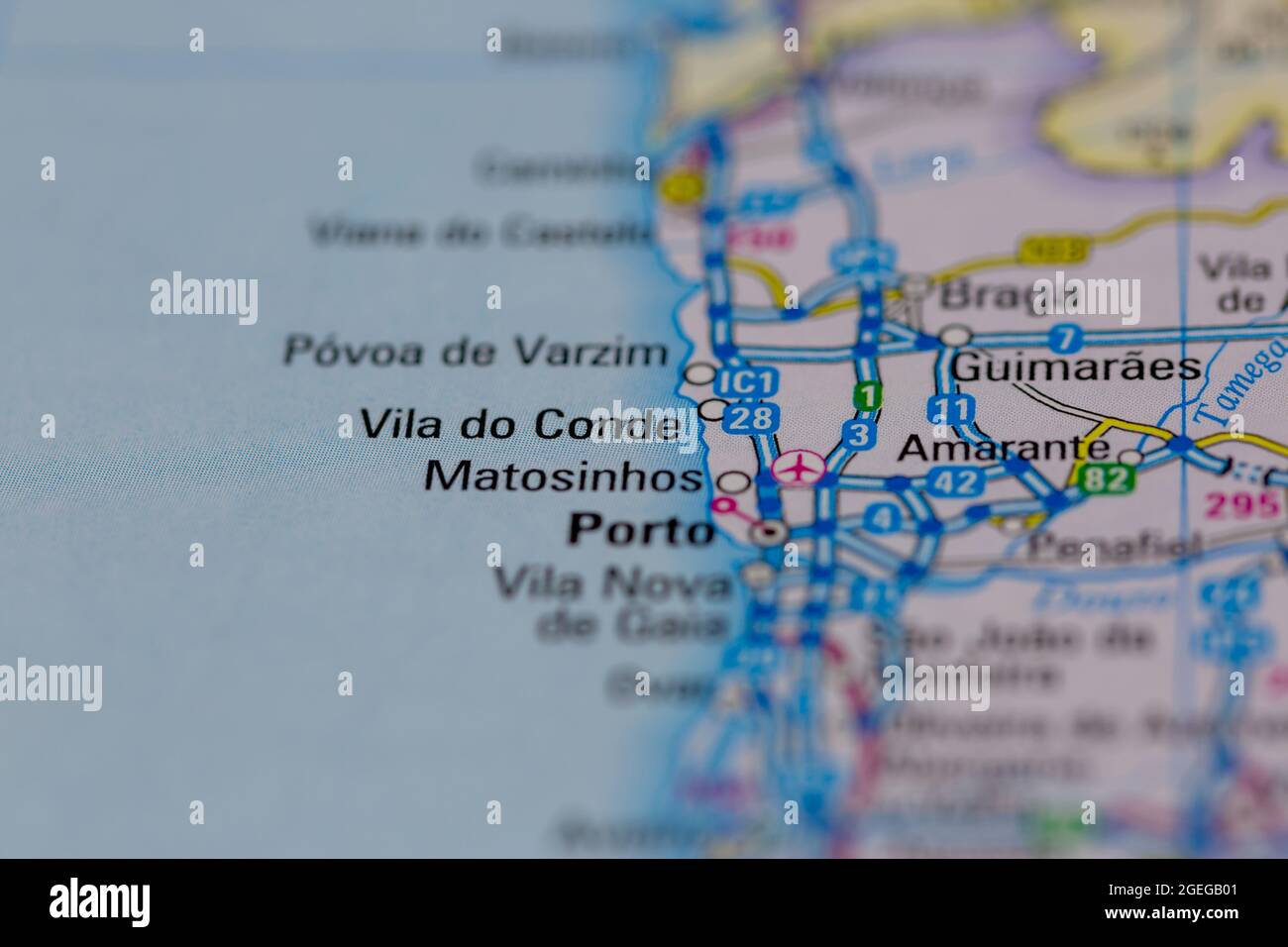 Vila do conde on a map hires stock photography and images Alamy