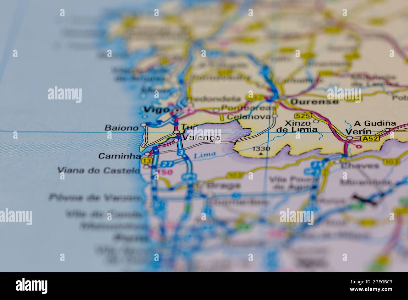 Portugal map hi-res stock photography and images - Alamy