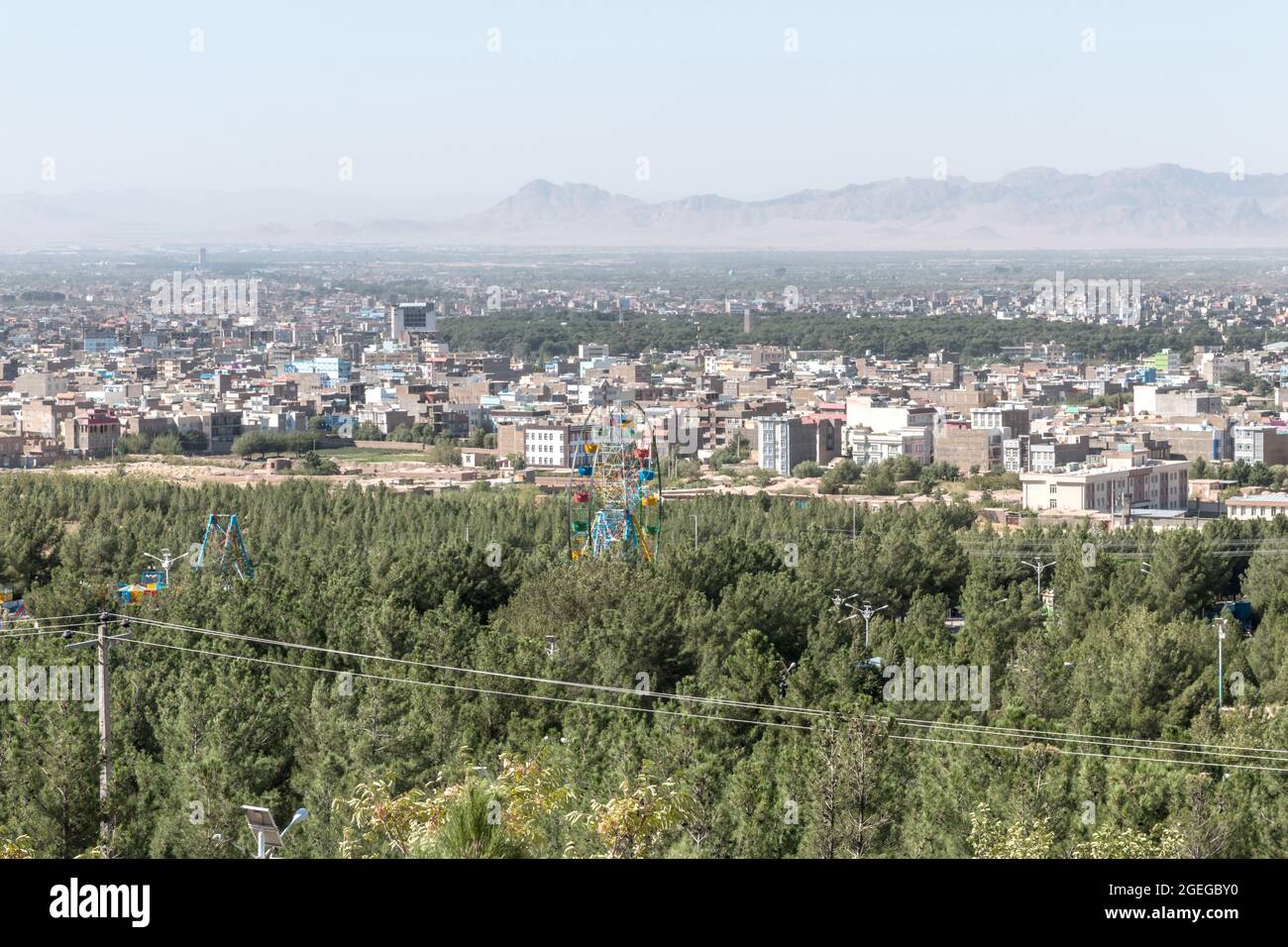 View on the city of Herat, Afghanistan Stock Photo