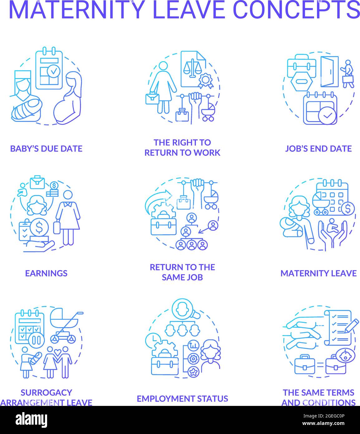 1,100+ Maternity Leave Stock Illustrations, Royalty-Free Vector Graphics &  Clip Art - iStock