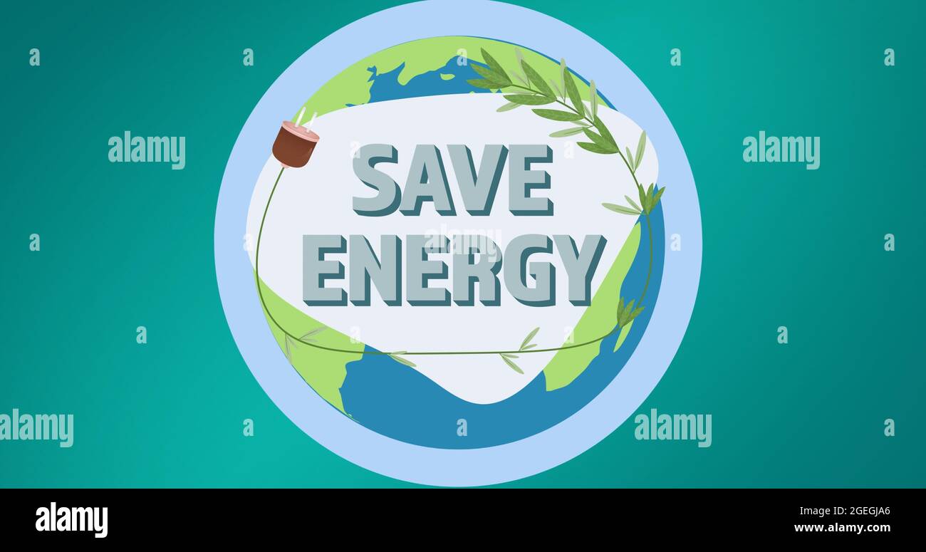 Animation save energy text plant hi-res stock photography and images ...
