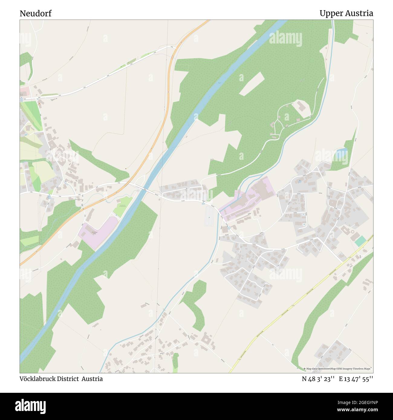 Neudorf, Vöcklabruck District, Austria, Upper Austria, N 48 3' 23'', E