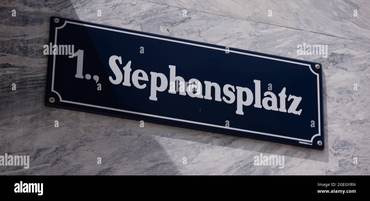Sign Post Vienna Direction signs in the city of vienna hi-res stock photography and ...