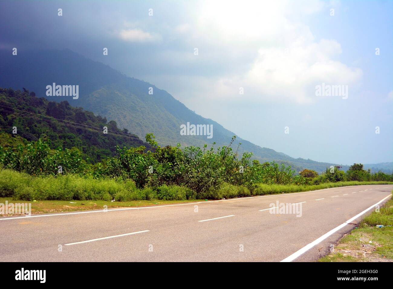 Scenic view of mountains Stock Photo