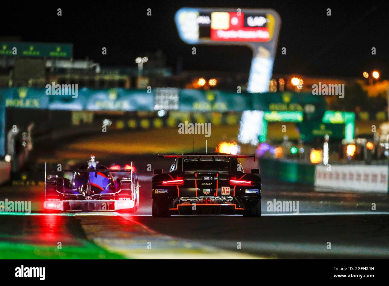 Le Mans, Frankreich. 18th Aug, 2021. Porsche 911 RSR, GR Racing (# 86), Michael  Wainwright (GB), Benjamin Barker (GB), Tom Gamble (GB) Credit: dpa/Alamy  Live News Stock Photo - Alamy