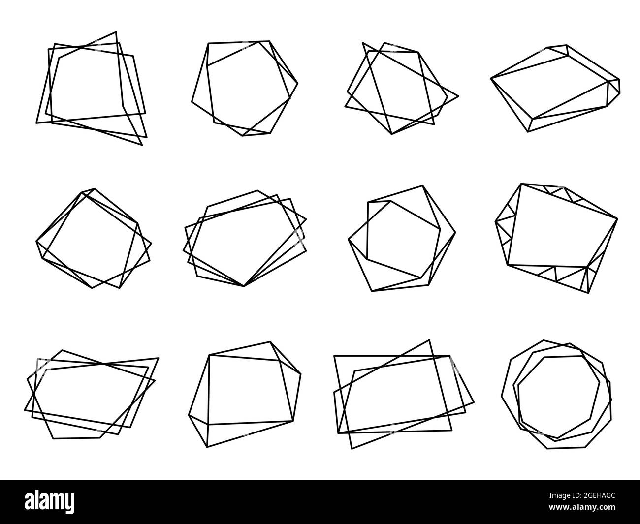 Crystal frames Stock Vector Images - Alamy