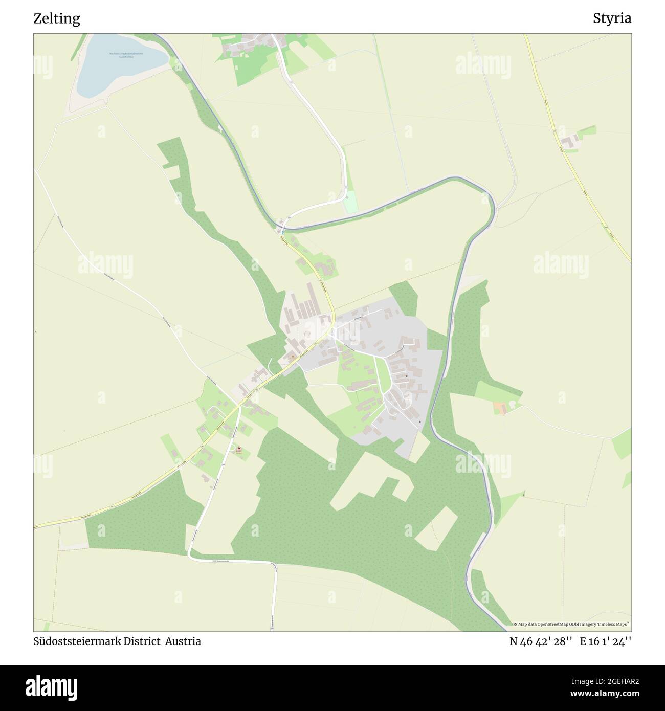 Zelting, Südoststeiermark District, Austria, Styria, N 46 42' 28'', E ...