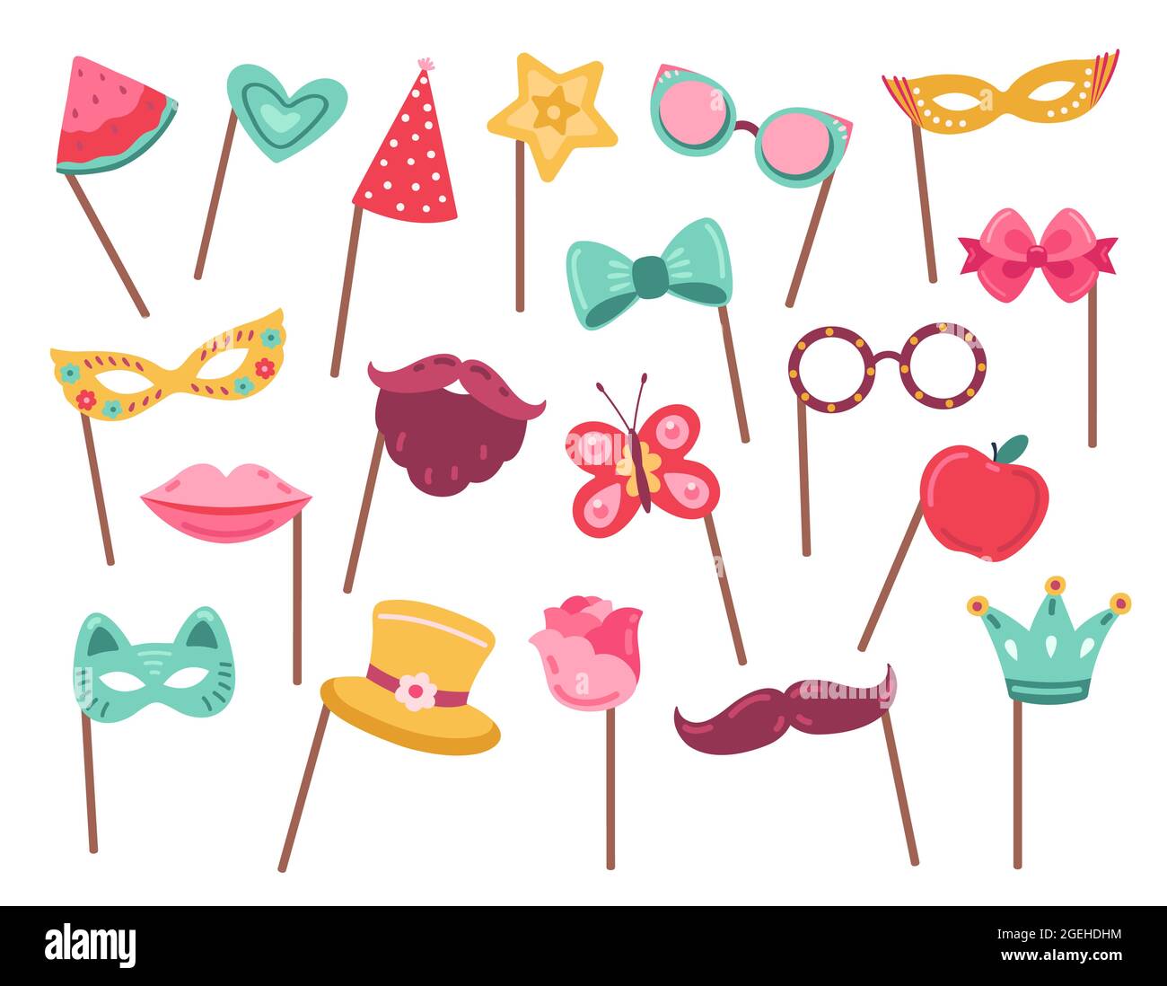 Photo booth sales accessories props