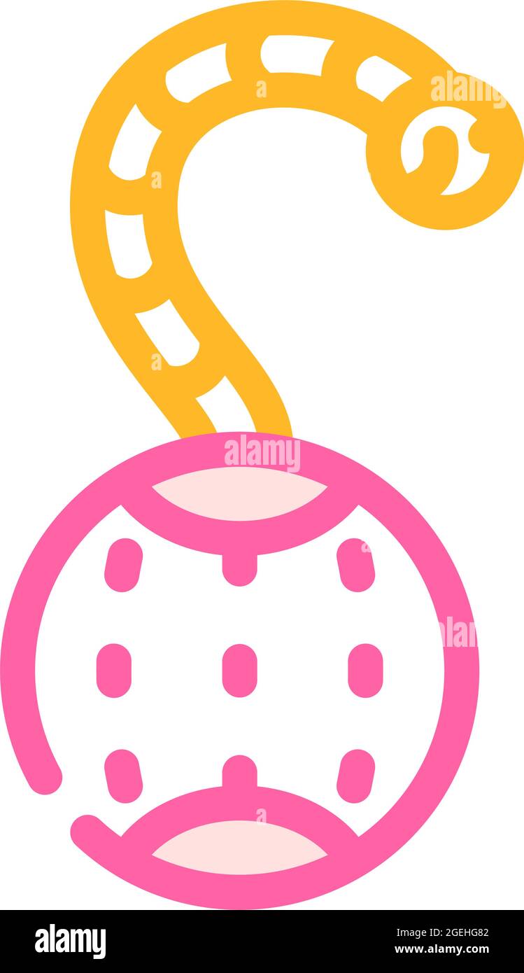 roly-poly pet toy color icon vector illustration Stock Vector Image ...