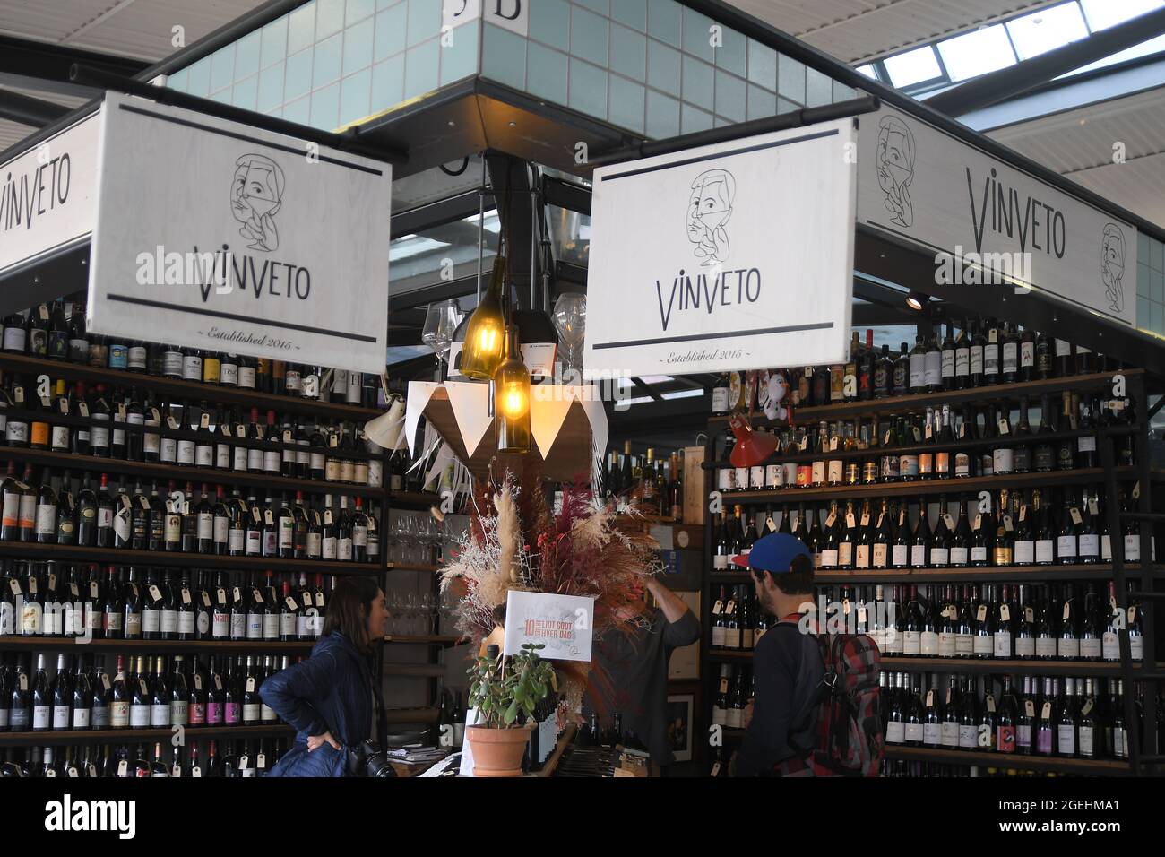 Copenhagen, Denmark., 20 August 2021, /Vinveto wine shop estbished 2015