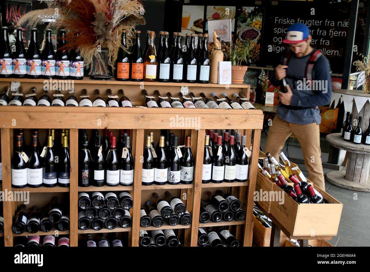 Copenhagen, Denmark., 20 August 2021, /Vinveto wine shop estbished 2015