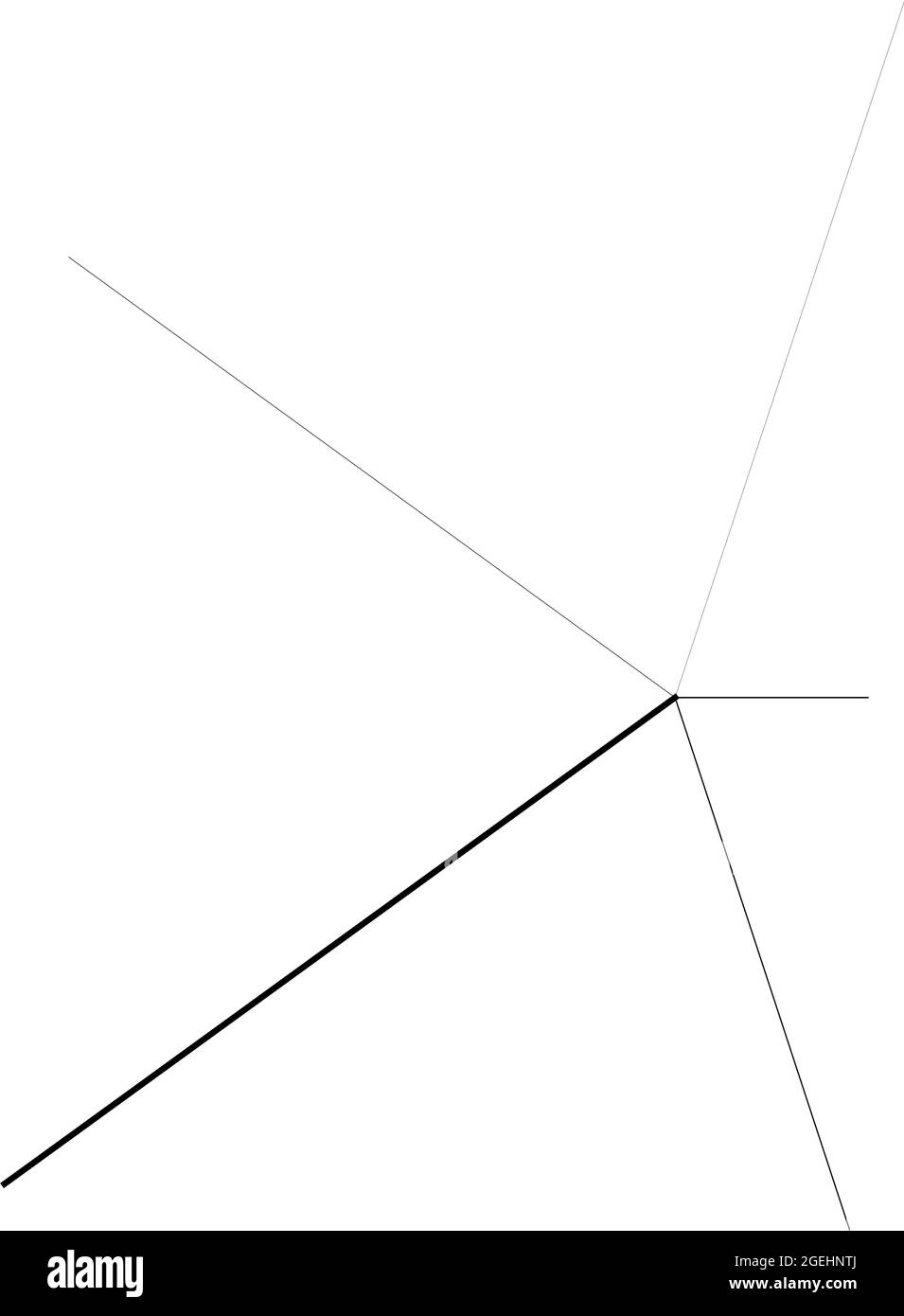 Radial radiating beam ray lines. Starburst, sunburst lineal element ...