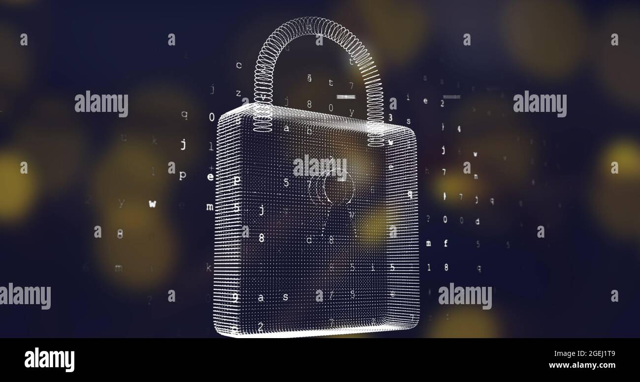 Digital lock with numbers 4k stock photo alamy