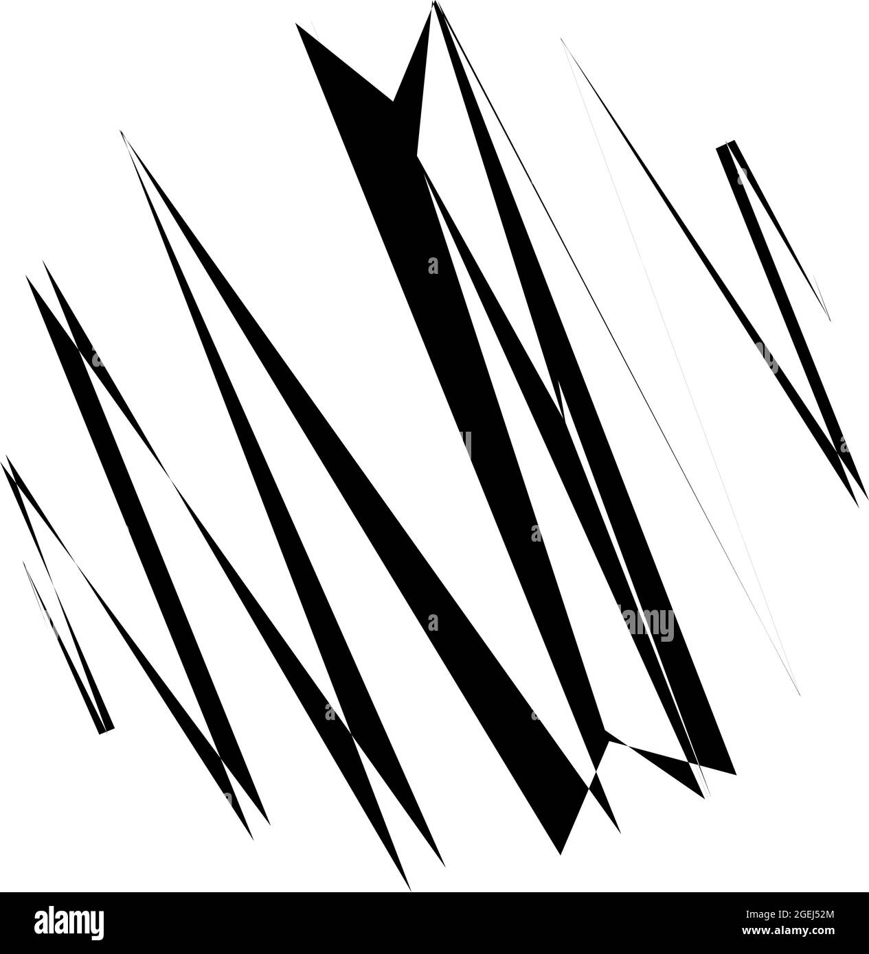 Abstract Shattered Vector Random geometric abstract art element. Shattered texture – stock vector ...