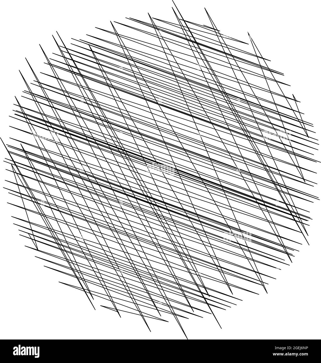 Geometric crisscross, zigzag, edgy lines element. Wavy, waving random ...