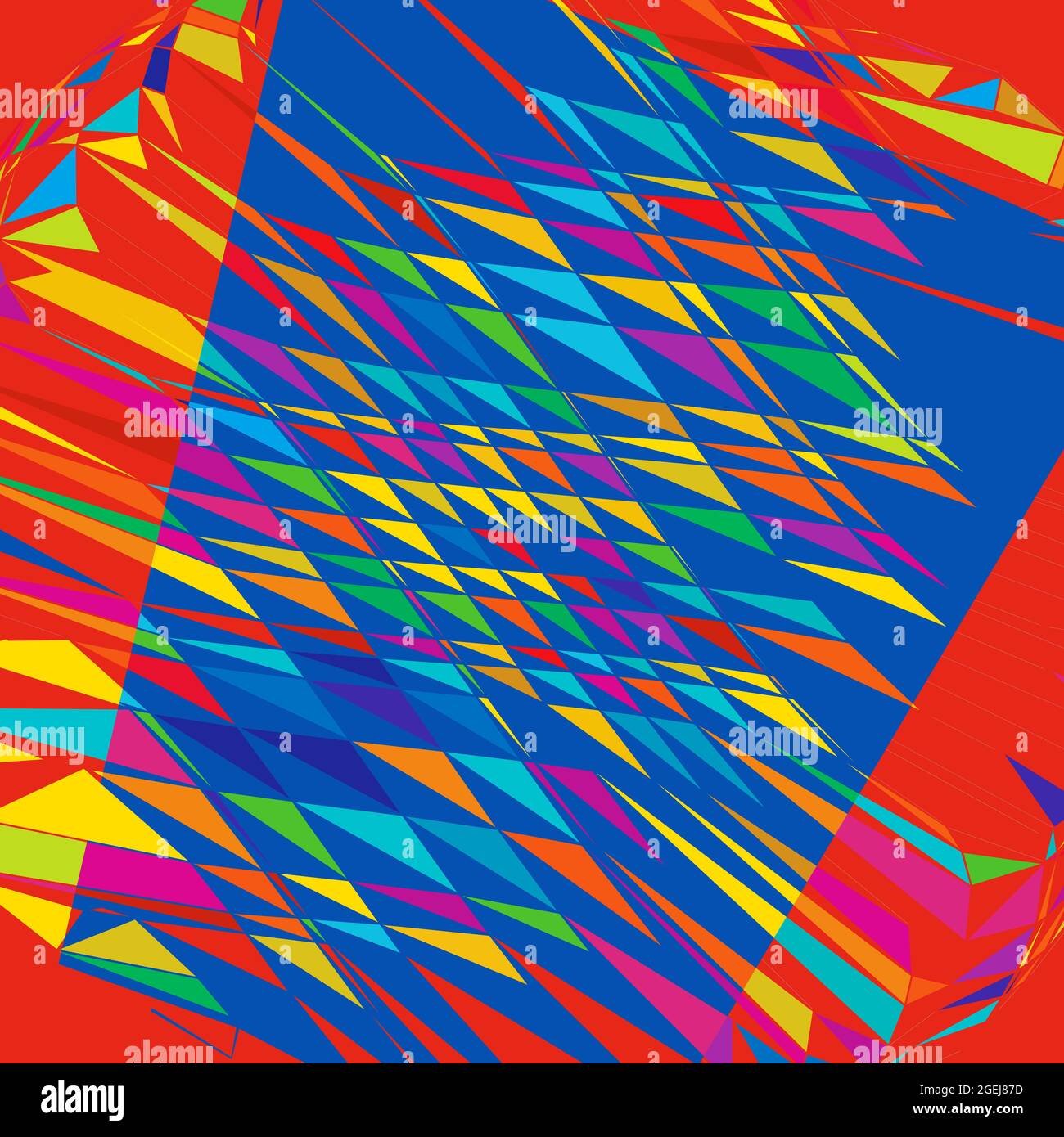 Random Abstract Texture Pattern Random geometric abstract art element. Shattered texture – stock vector ...