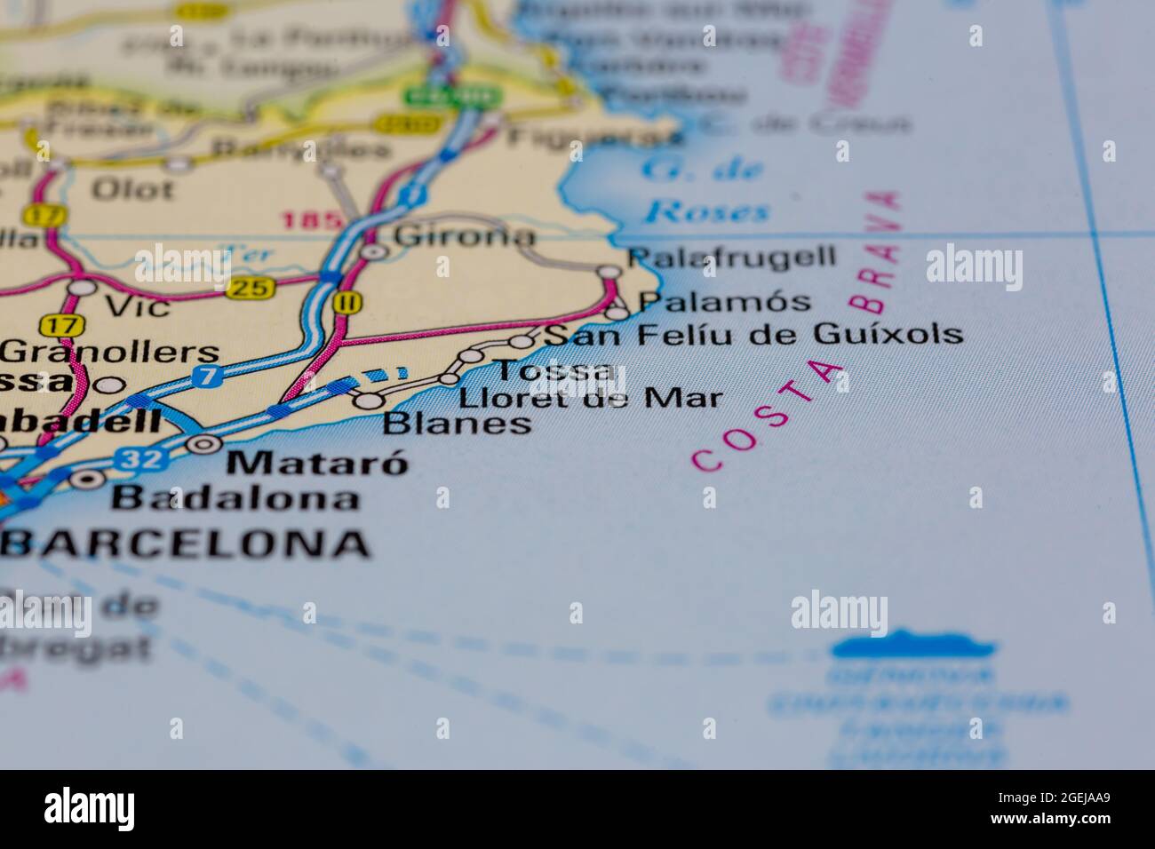tossa-spain-map-hi-res-stock-photography-and-images-alamy