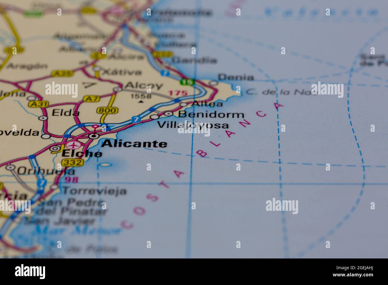 villajoyosa-spain-on-a-map-hi-res-stock-photography-and-images-alamy