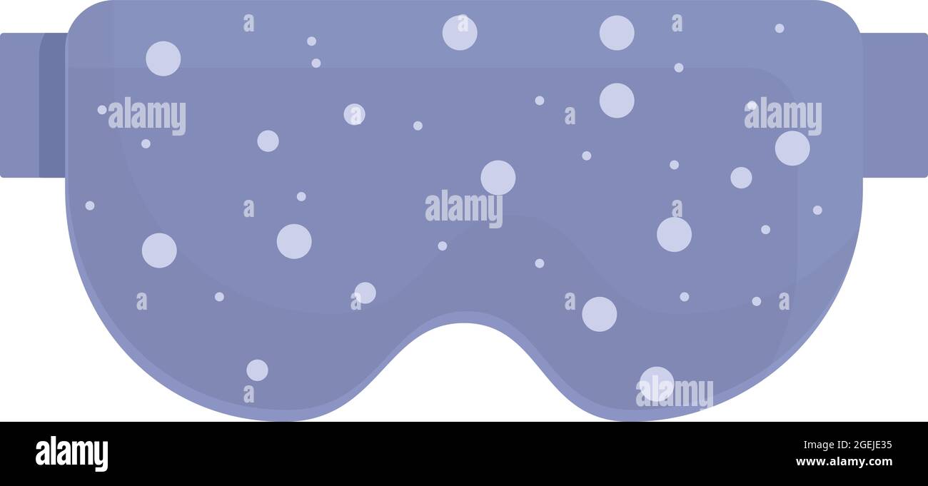 Sleeping mask icon cartoon vector. Sleep eye. Night blindfold Stock Vector
