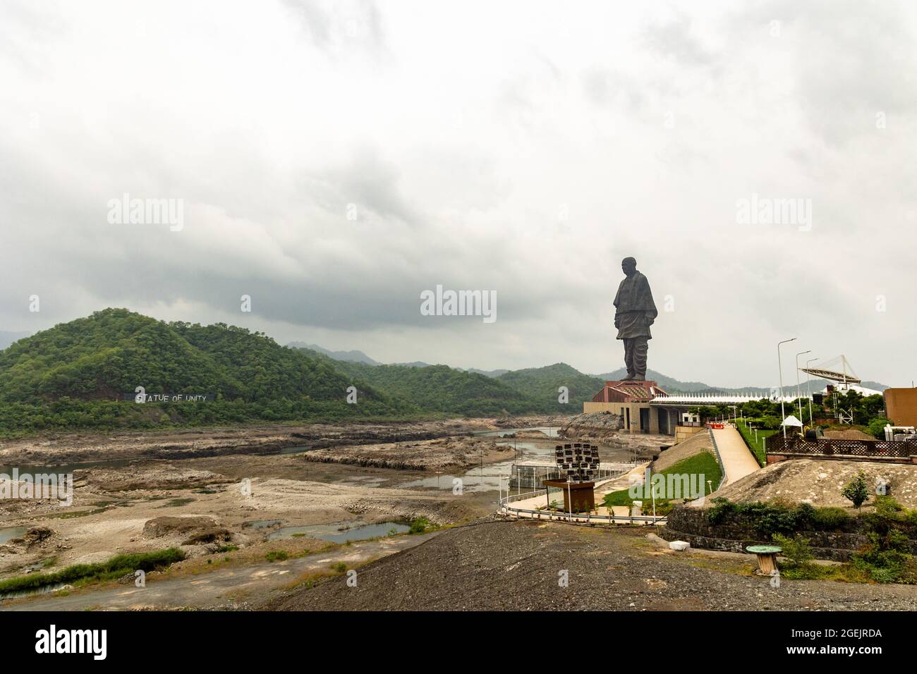 World's tallest monument, Statue of Unity at Narmada valley, Kevadiya ...