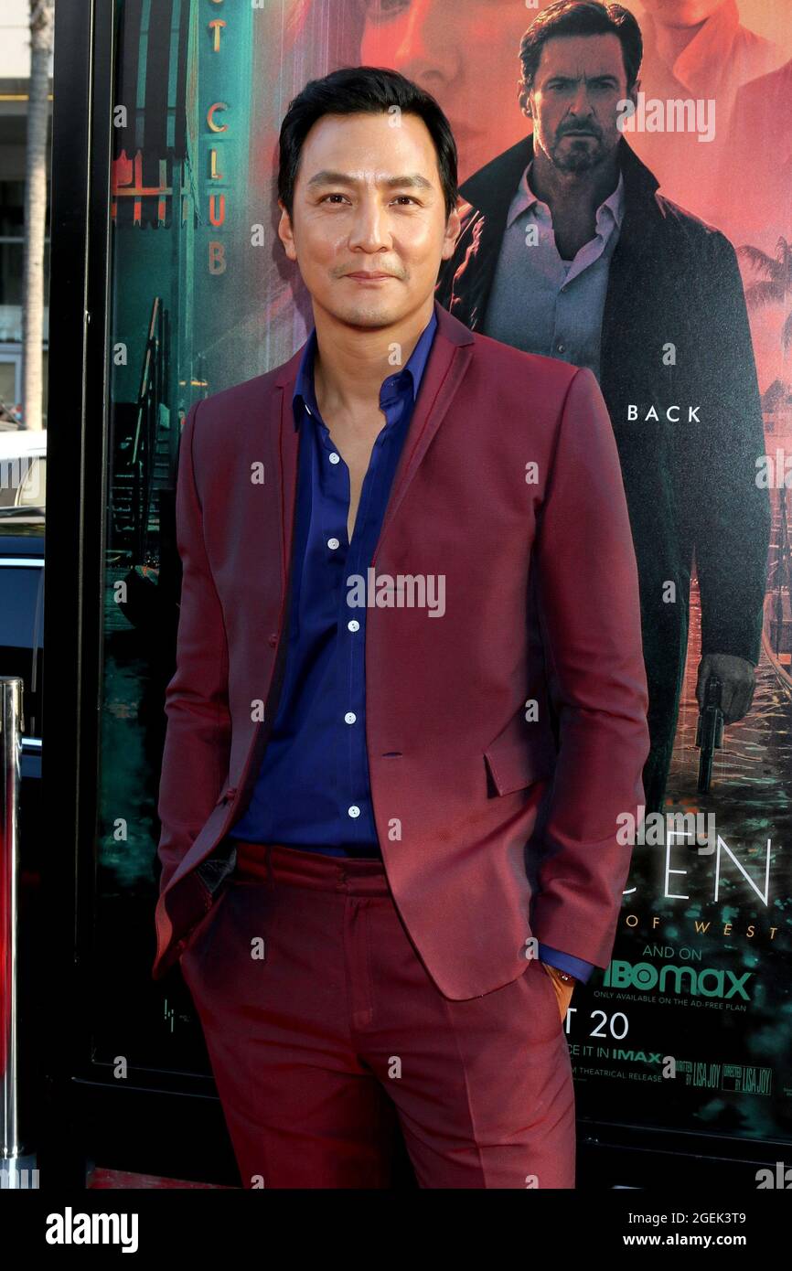 LOS ANGELES - AUG 17:  Daniel Wu at the Reminiscence Los Angeles Premiere at the TCL Chinese Theater IMAX on August 17, 2021 in Los Angeles, CA Stock Photo