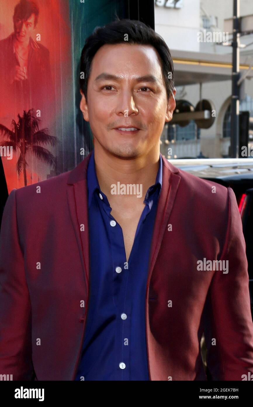 August 17, 2021, Los Angeles, CA, USA: LOS ANGELES - AUG 17:  Daniel Wu at the Reminiscence Los Angeles Premiere at the TCL Chinese Theater IMAX on August 17, 2021 in Los Angeles, CA (Credit Image: © Kay Blake/ZUMA Press Wire) Stock Photo