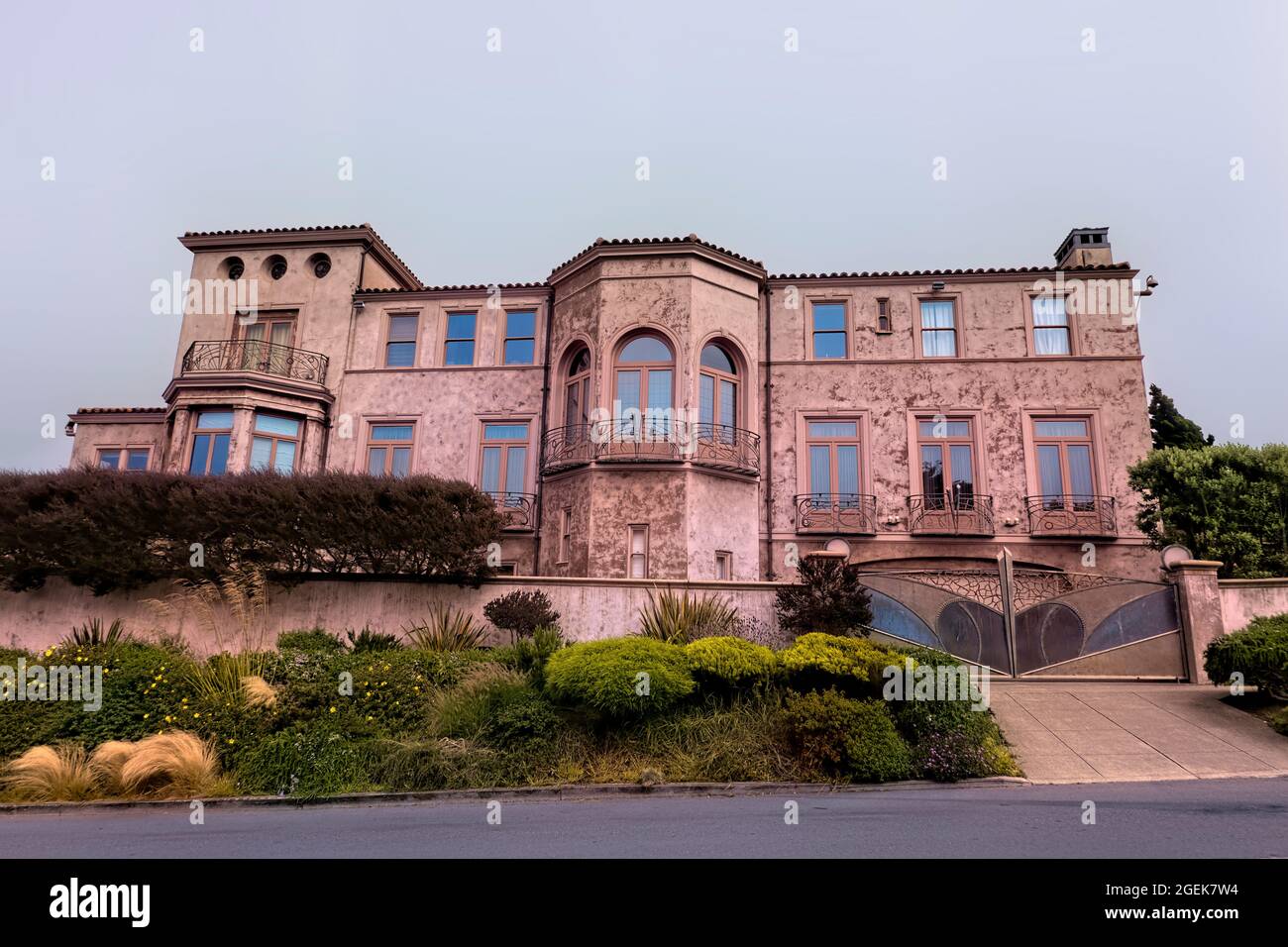 Robin Williams former Sea Cliff home, San Francisco, California, U.S.A  Stock Photo - Alamy