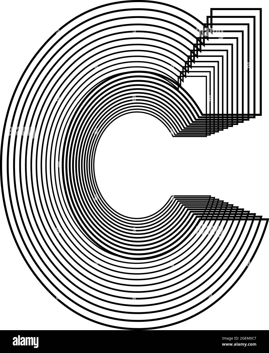 Letter c lowercase hi-res stock photography and images - Alamy