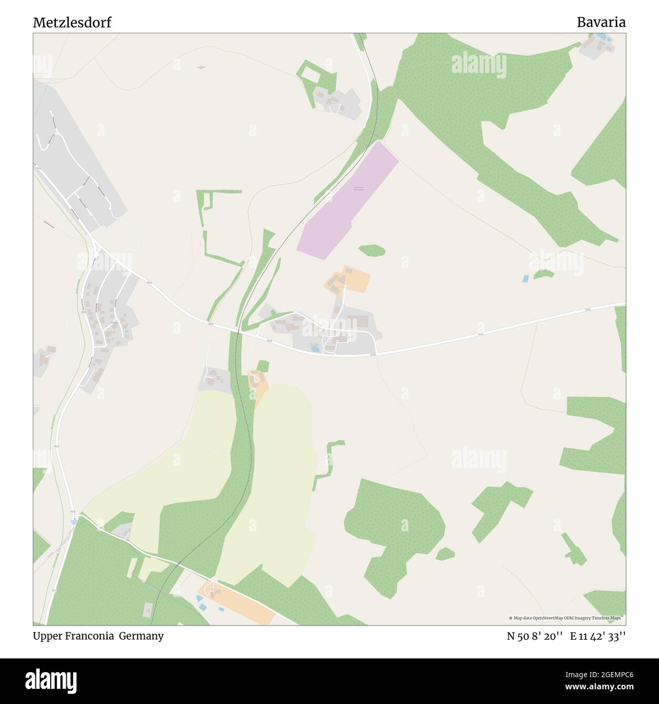 Metzlesdorf, Upper Franconia, Germany, Bavaria, N 50 8' 20'', E 11 42 
