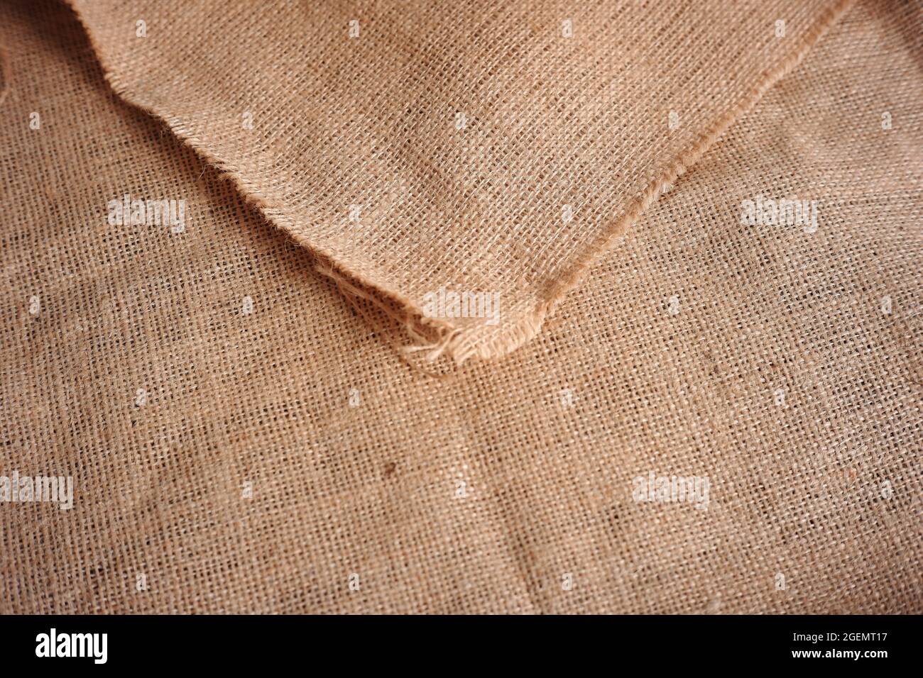 burlap sack texture for text background, design material or decoration