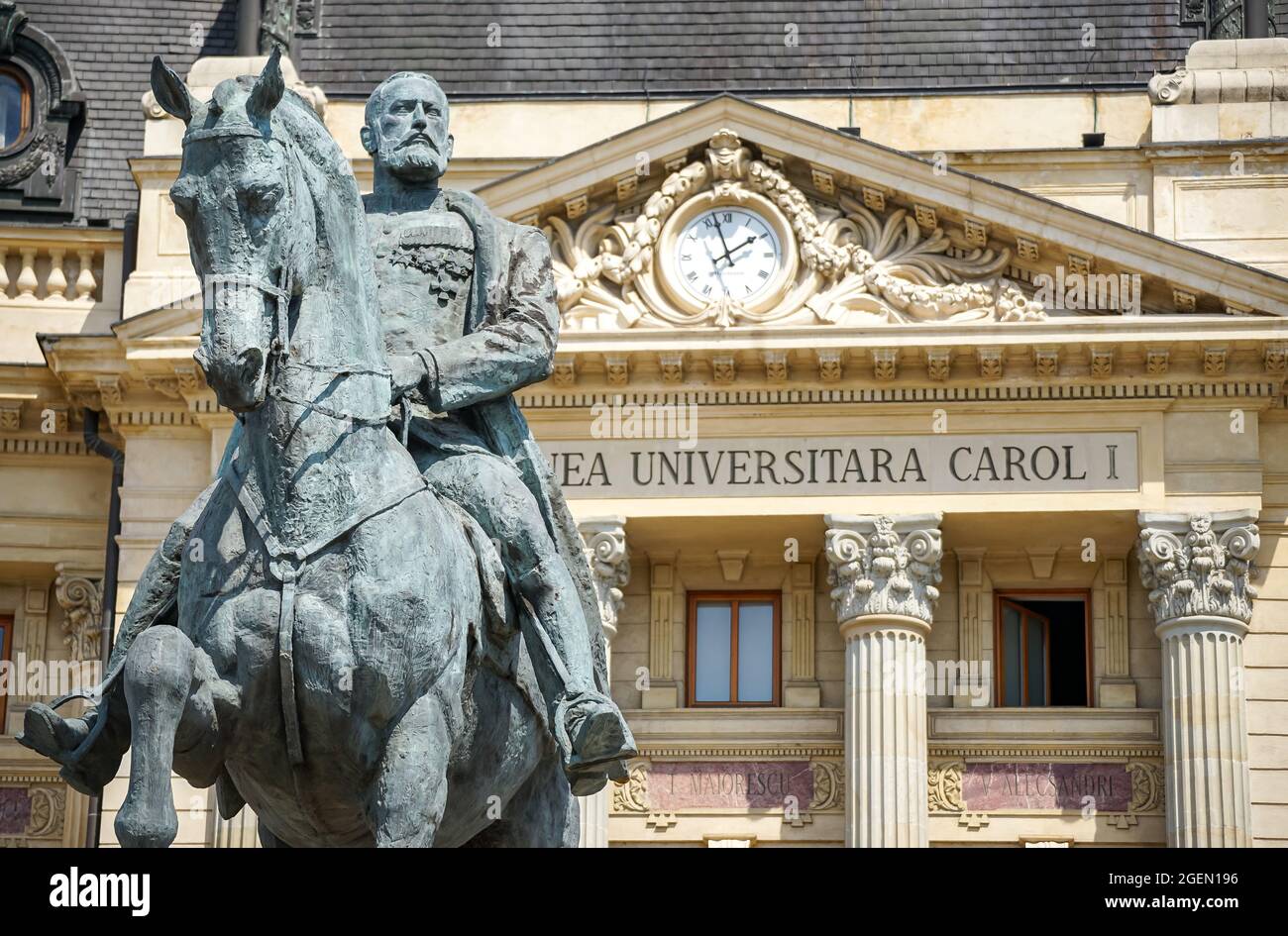 Statue of king carol i hi-res stock photography and images - Alamy
